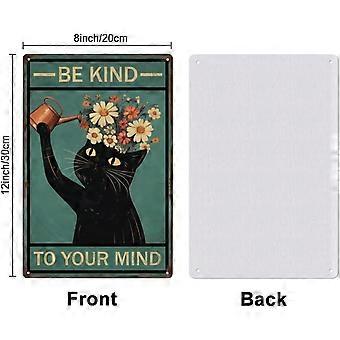 Cat Wall Art I Do What I Want Tin Sign Cute