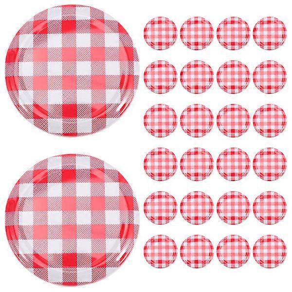 40Pcs Jam Jars Lids Wide Mouth Screw Lids Twist Off Lids Storage Caps for Canning Jars