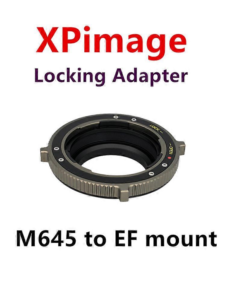 Mamiya lens to CANON EOS Camera Adapter Ring Schneider Mamiya lens to 5D2 5D3 MarkII 6D2 1DS 1DX. For XPimage Locking adapter