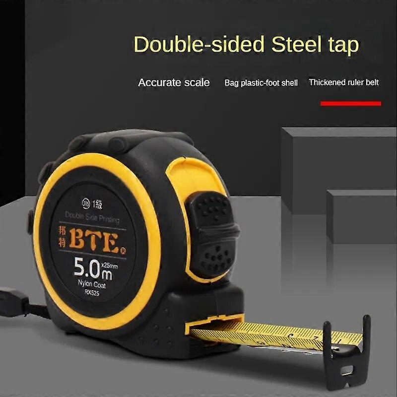 High precision waterproof and rust-proof steel tape measure Retractable Anti-falling thickened 8m measuring tape Measuring tools