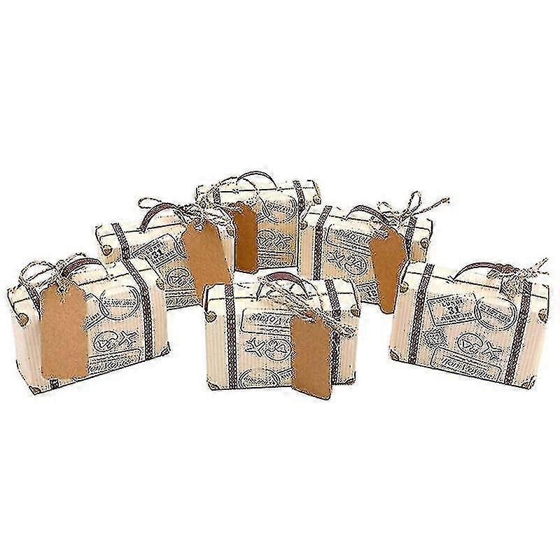 50 Pieces Suitcase Candy Box Suitcase Candy Packaging Box