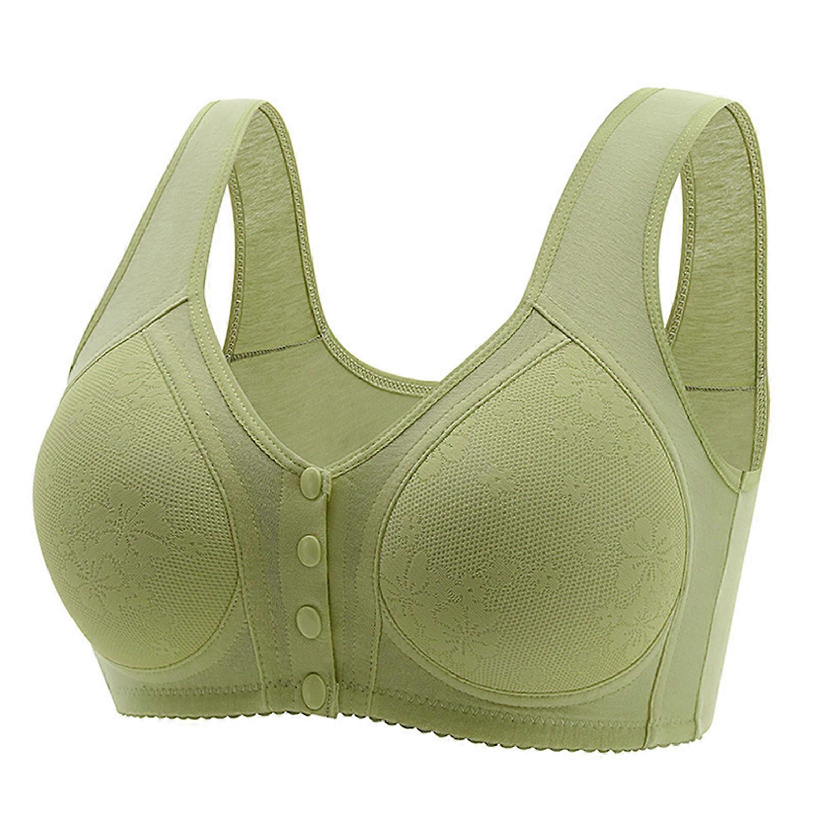 Daisy Bra, Daisy podprsenka pre seniorov Predné zapínanie, pohodlné pohodlné Podprsenka bez drôtenej pracky