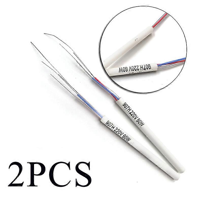 2pcs 220v Set Soldering Iron Core Electric Wire Heating Welding Workshop Tool