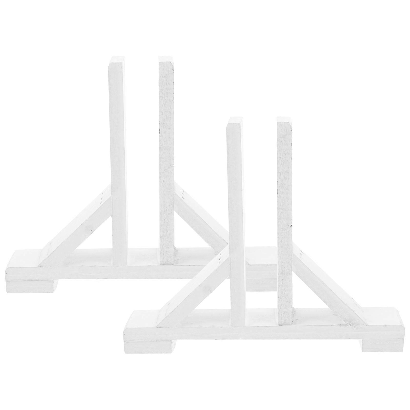 2Pcs Wood Fence Post Base Anti-tipping Garden Fence Support Holder Fence Supplies