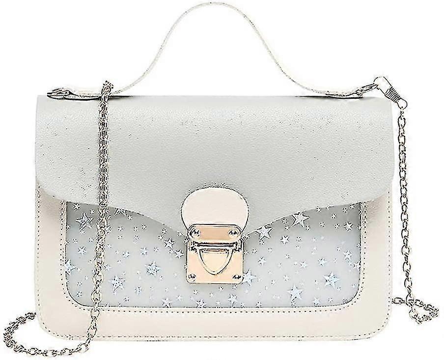 Mini Chain Handbag Small Square Bag-grey