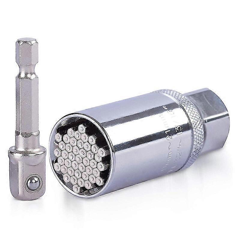 Universal Torque Wrench 7-19mm Socket Head Multifunctional Universal Sleeve Hand Sleeve Portable Tools Set