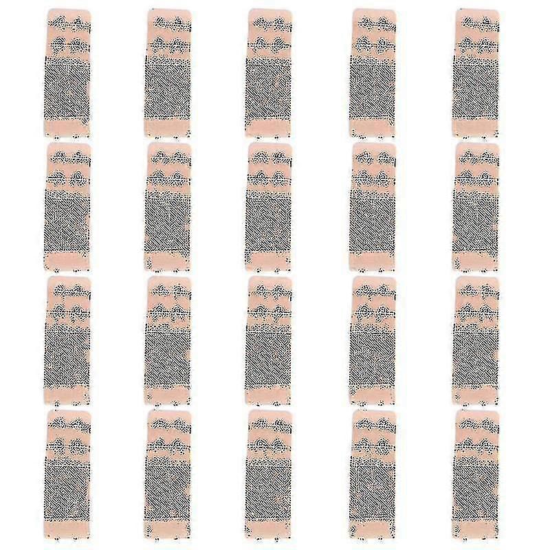20pcs 2 Hooks 2 Rows Women Elastic Bra Extender Buckle Adjustable Belt Buckle
