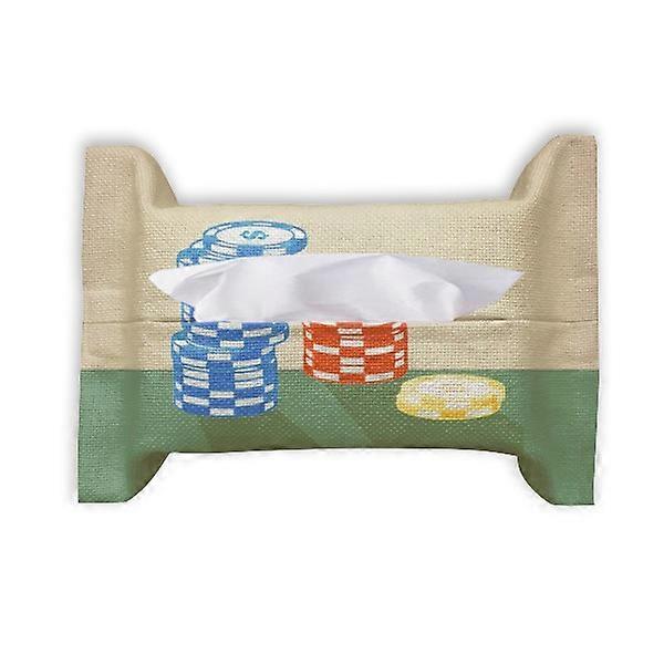 كازينو رقائق ترتيب التوضيح ورقة منشفة منشفة حقيبة منديل بومف