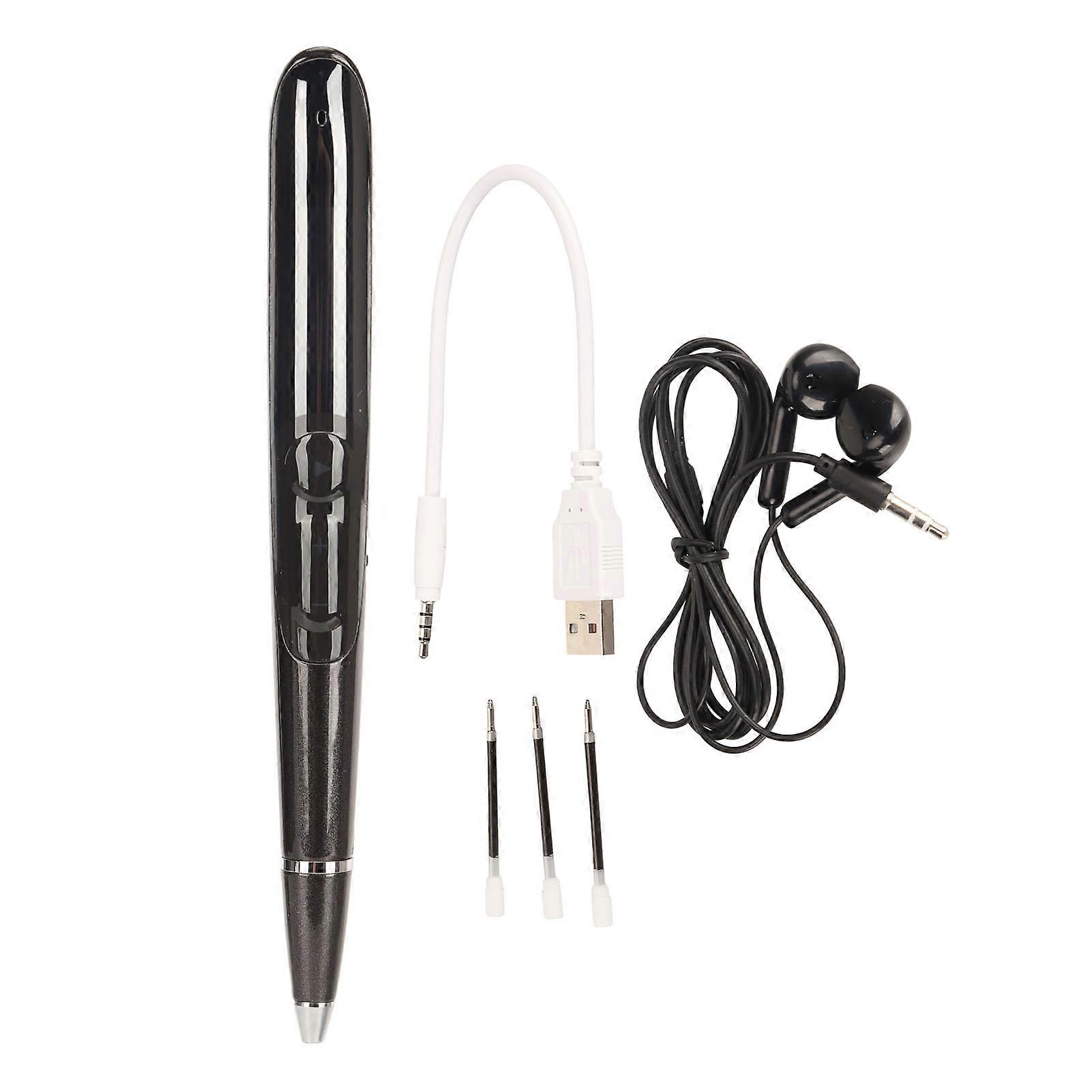 Digital Voice Recorder Pen Smart HD Noise Reduction Mini Voice Activated Recorder for Meetings Interviews Classes Neutral English 8GB