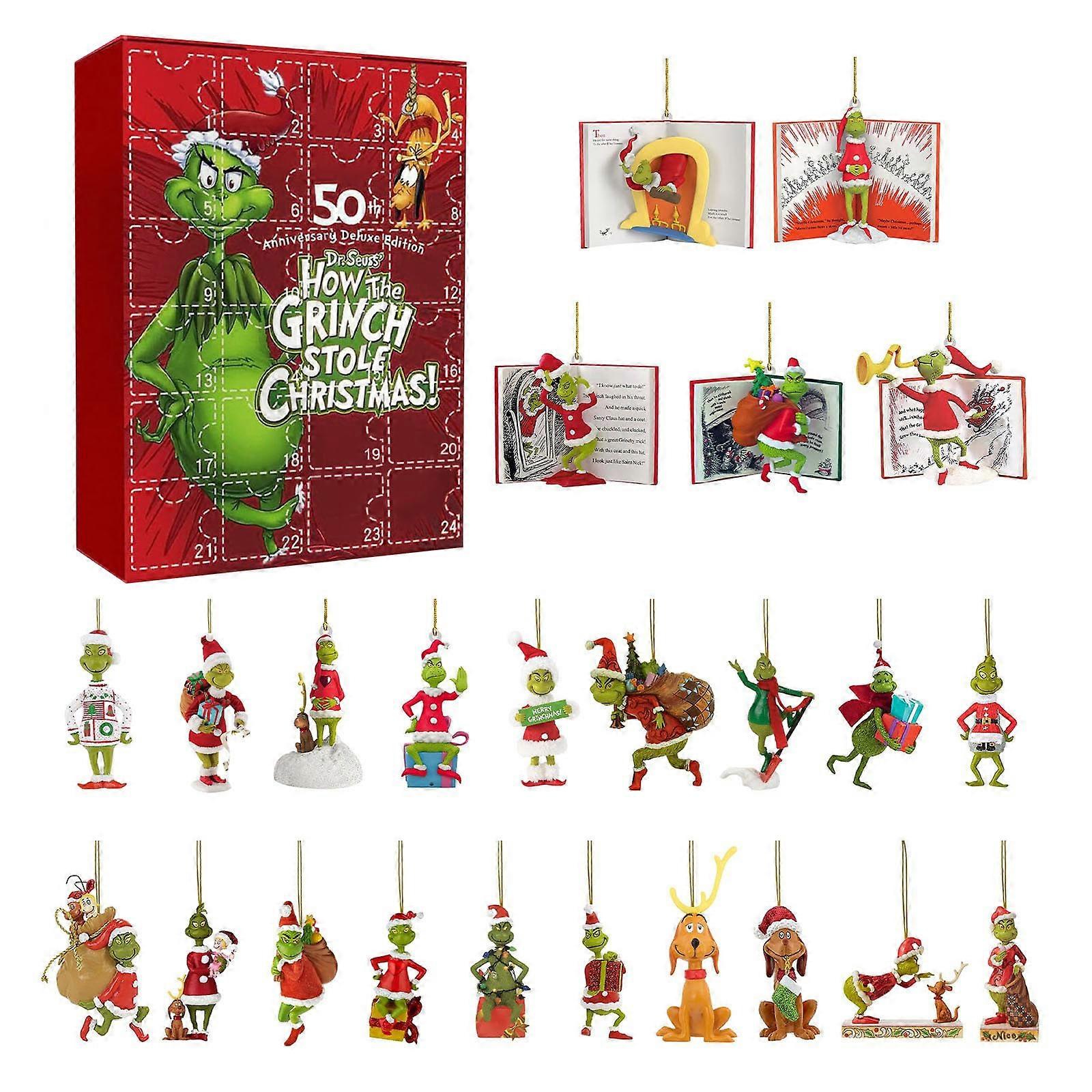 Christmas Advent Calendar Countdown Calendar For Kids Adult 24 Days Of Christmas Advent Calendar 24pc Cute Cartoonfigures Doll