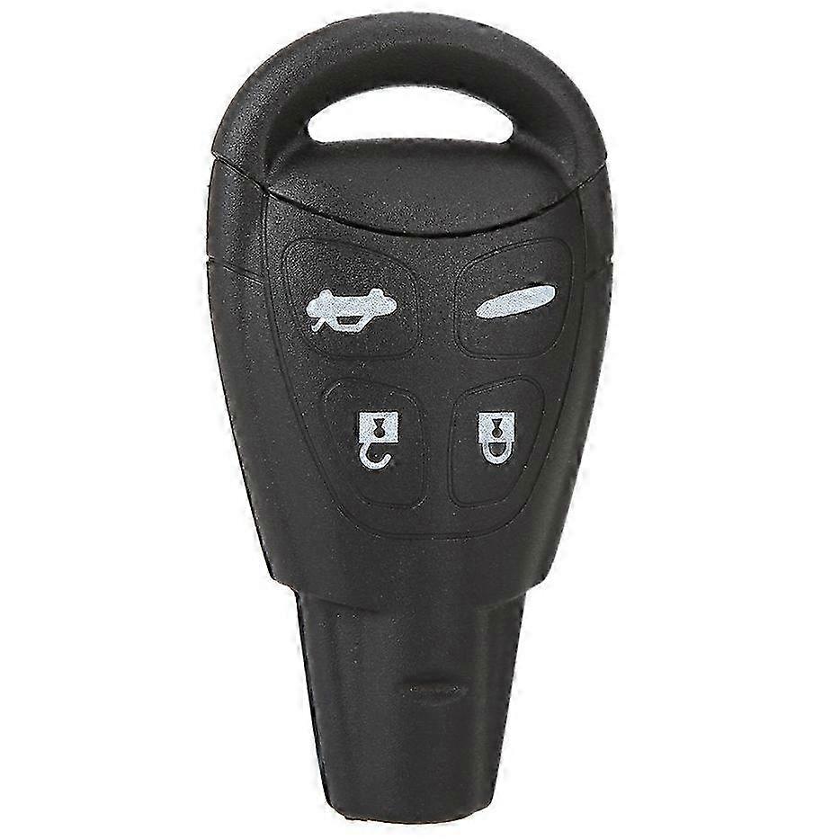 Replacement 4 Buttons Keyless Entry Remote Car Key Fob Shell Case Cover and Button Pad with Insert