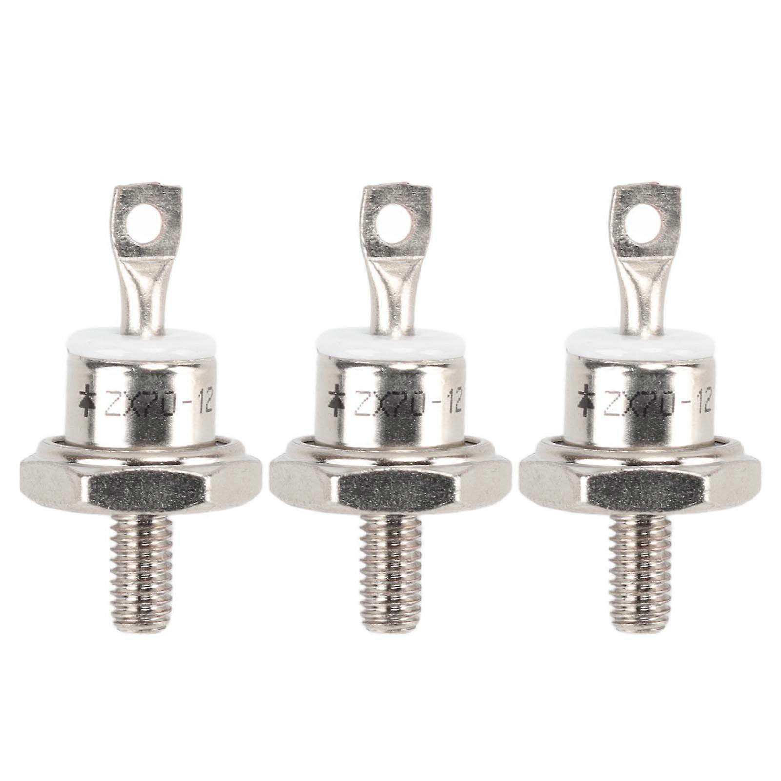 3Pcs ZX70 12 70A Diesel Generator Rectifier Diode Replacement Diesel Engine Generator Diode for Diesel Generator Parts Positive