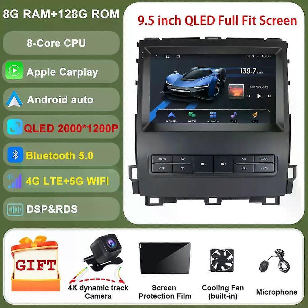 For Toyota Land Cruiser Prado 120 For Lexus Gx470 Gx 470 J120 2002 - 2009 Car Radio Multimedia Player Navigation Gps Android
