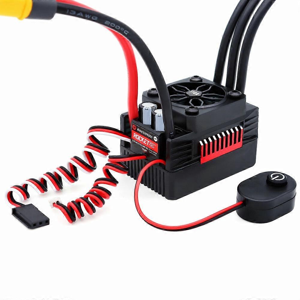 Surpass Hobby Rocket V2 Waterproof 50A/60A/90A/110A Brushless ESC for 1/10 RC Car Vehicles Model Par
