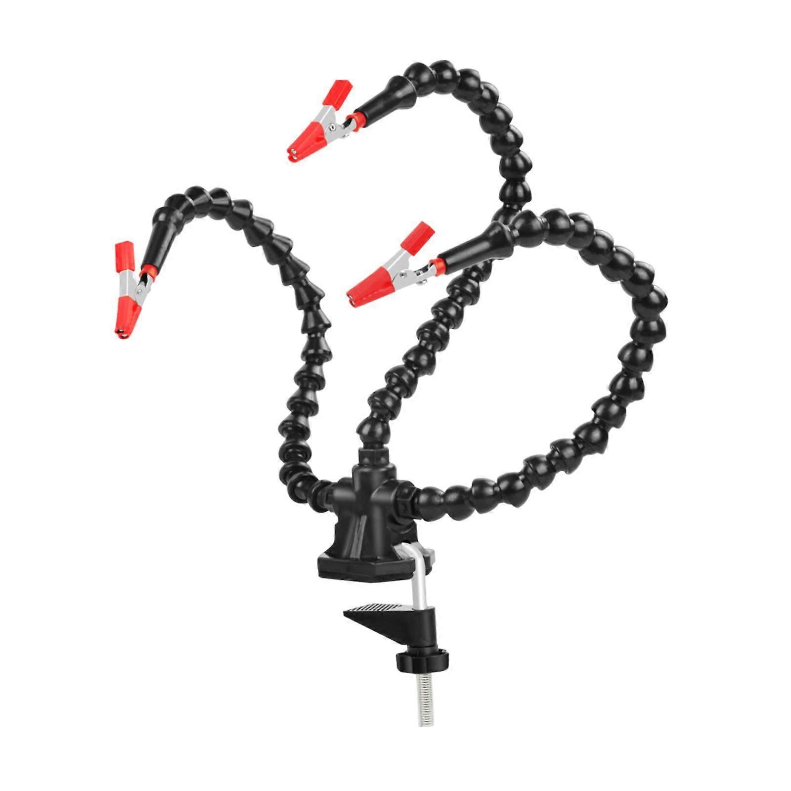 Soldering Third Hands Tools with Alligator Clips Flexible Arms Multi Purpose