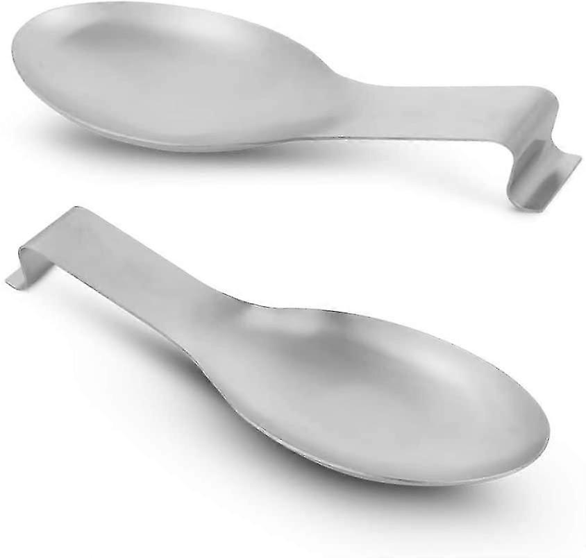 2 Pack Stainless Steel Spoon Rest, Kitchen Utensils