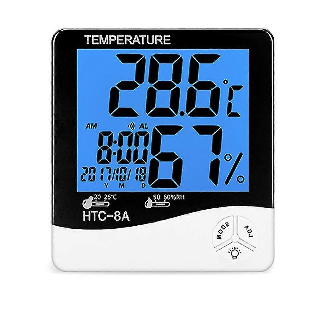 High Precision Electronic Thermometer Digital Display Mini Temperature Alarm Clo Thermometer