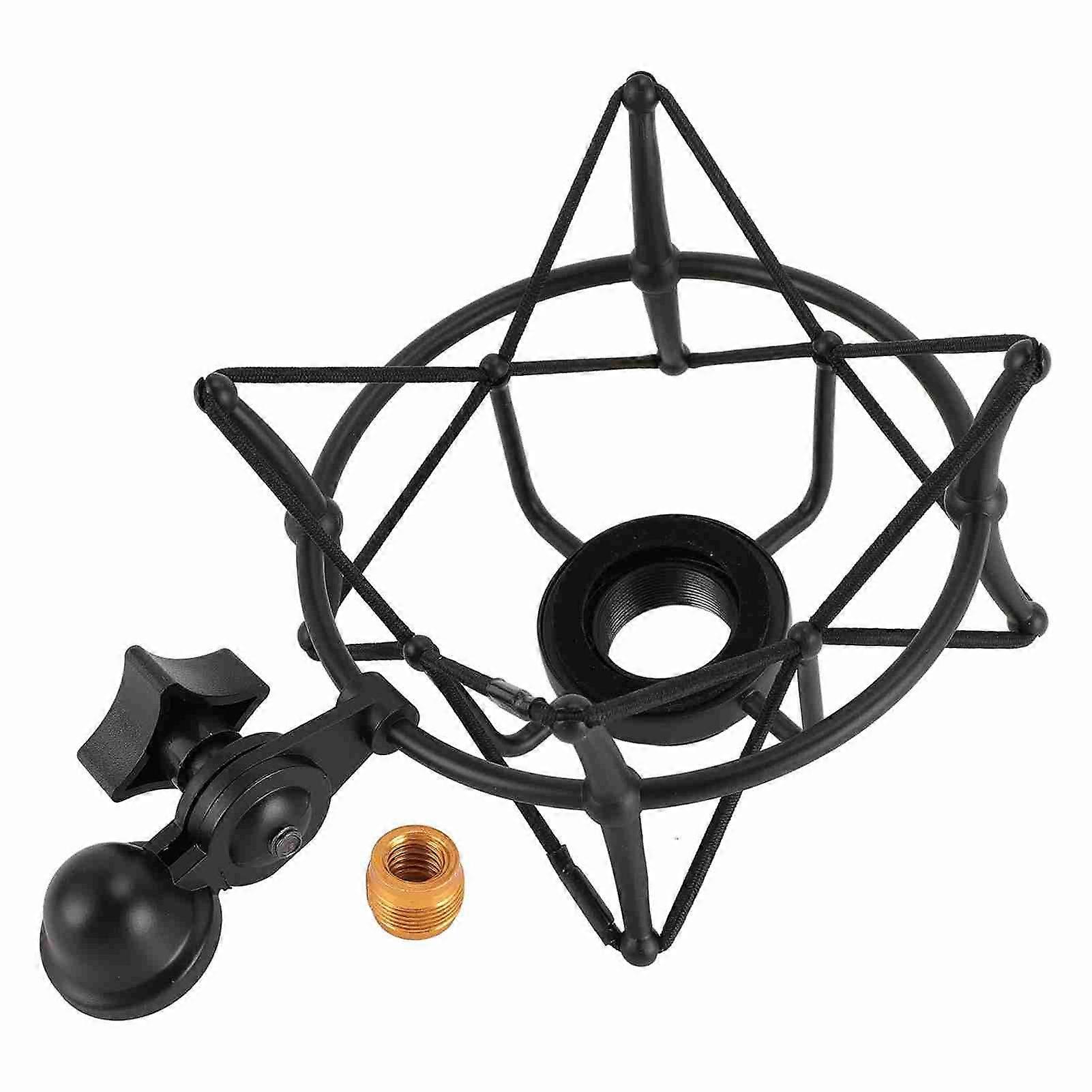 Microphone Shock Mount Shockproof Vibration Clip Black