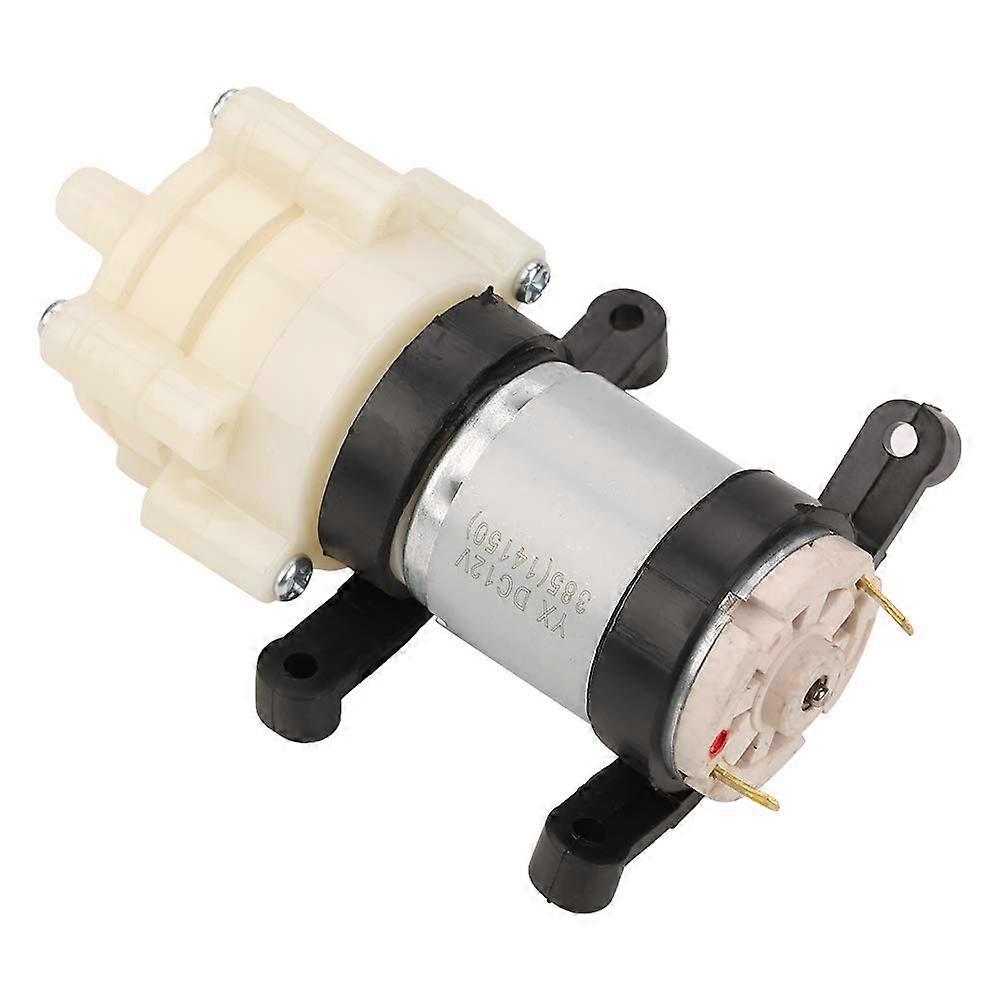 385 DC 12V Mini Electric Diaphragm Pump for Tea Machines, Fish Tanks, and Water Dispensers - Low Noise Operation