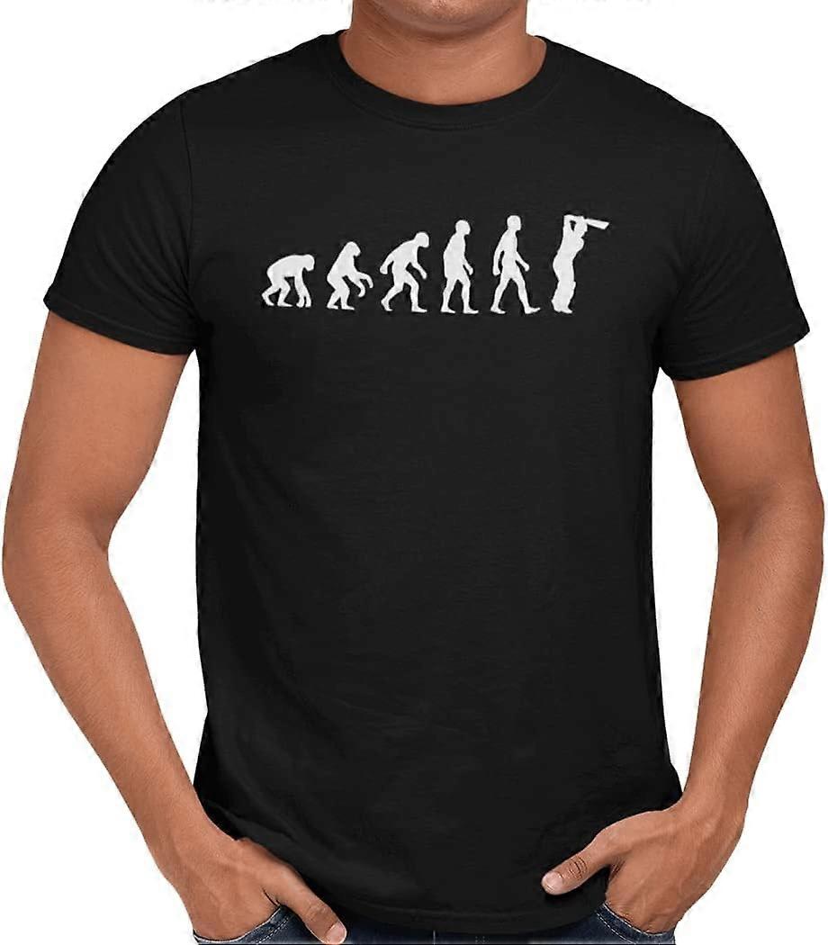 Cricket Evolution Slogan Maglietta per Uomo e Donna