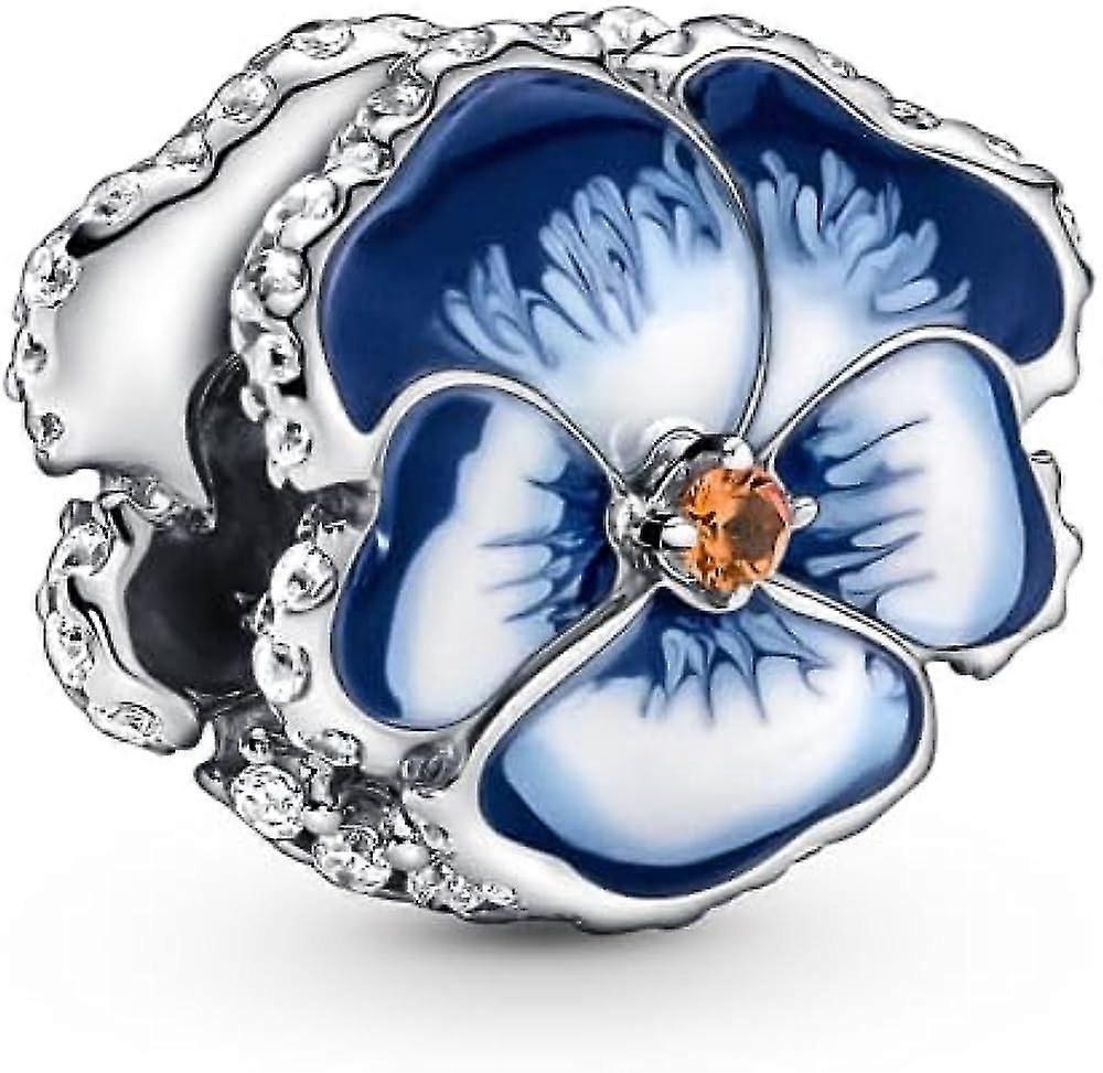 Bebetter Blaues Stiefmütterchen Blumenanhänger