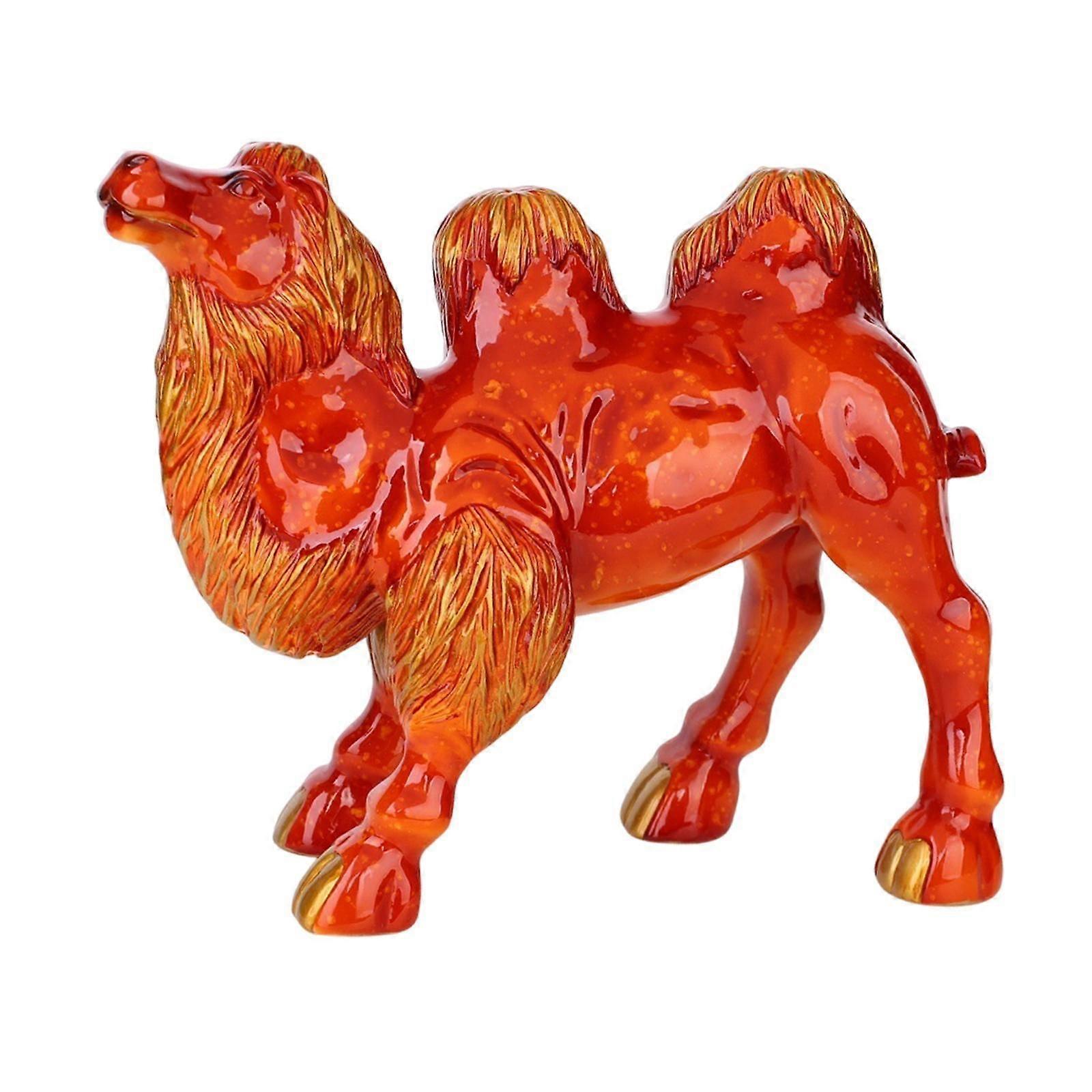 Camel Resin Statue Business Table Centerpiece Cabinet Bedroom Desktop Figure