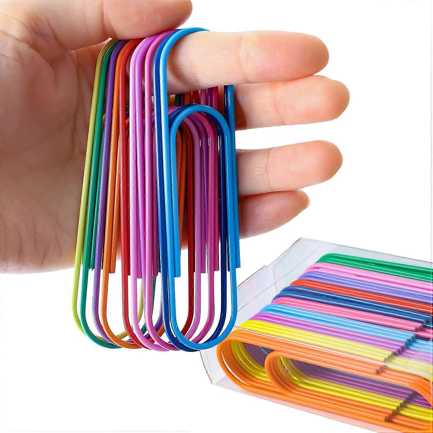 Jumbo Colour-Coded Paper Clips Multi-Use Document Management