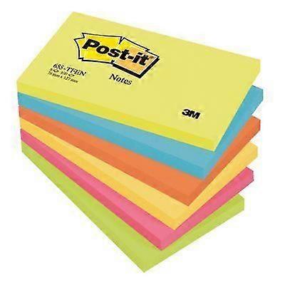 Post-it - 655-TFEN - Repositionable notes - 6 pads - 100 sheets - Assorted colors