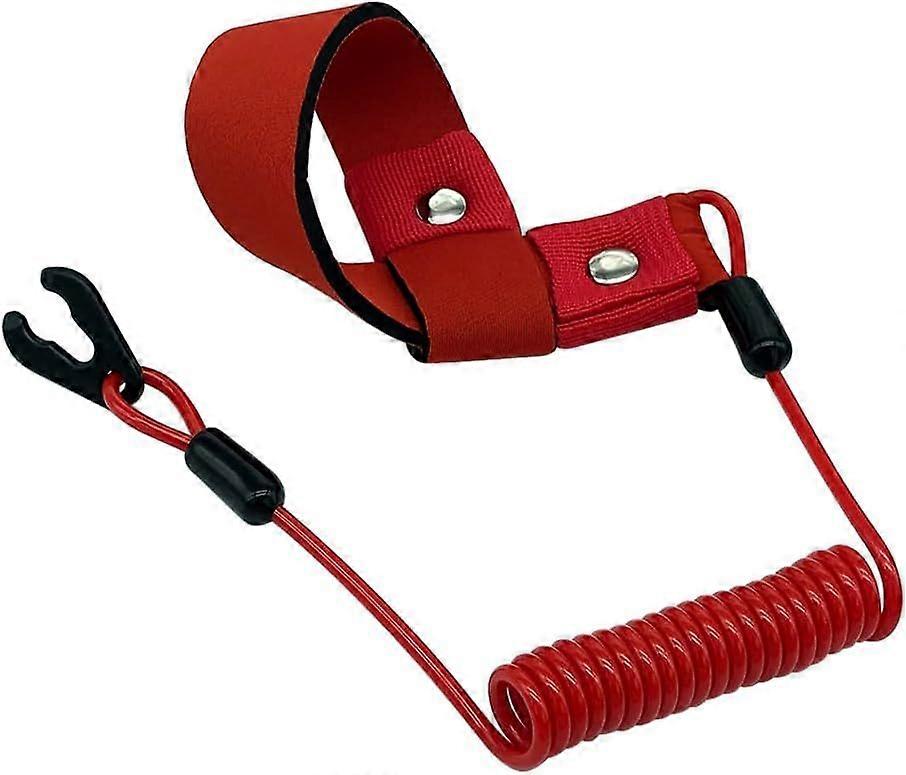 Outboard Motor Engine Emergency Stop Switch Safety Lanyard Replacement Flame Out Rope Suitable for Yamaha