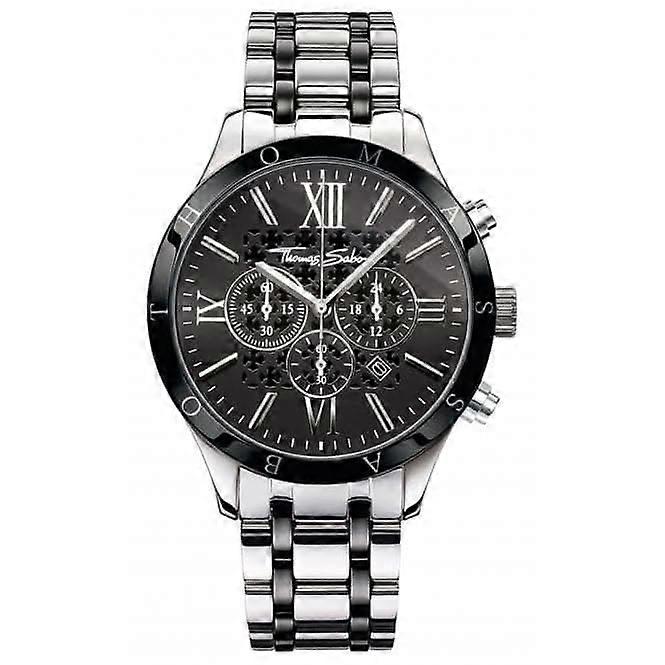 Thomas Sabo Rebel At Heart Chronograph Black Watch WA0139-222-203