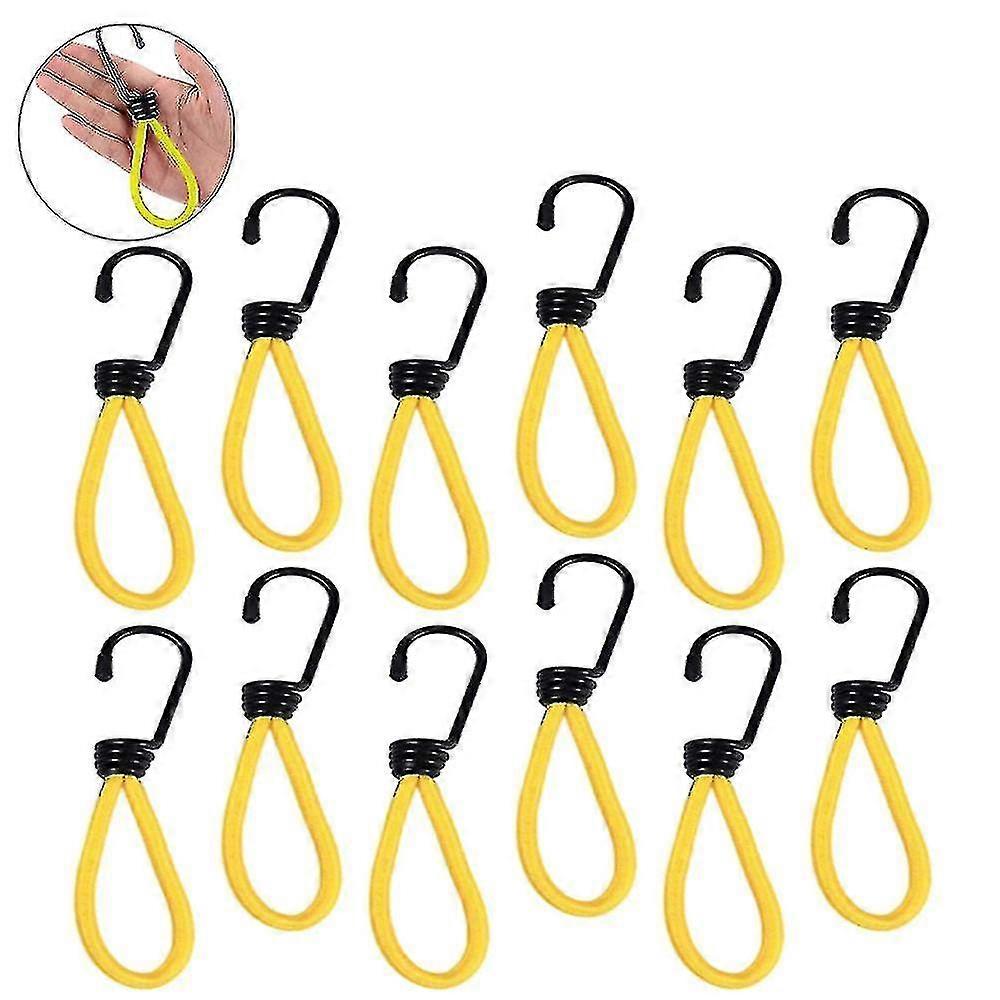 Mini Bungee Cords, Heavy Duty Straps, Weather Resistant Hooks