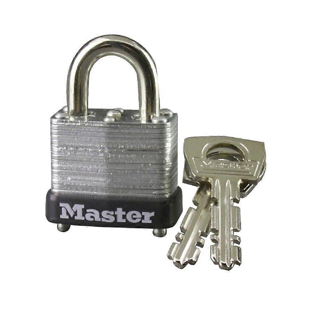 Keyed Laminated Steel Shielded Padlock for Security 1.7" Wide
