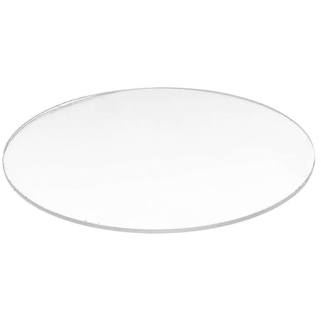 Transparent 3mm Thick Mirror Acrylic Round Disc Diameter:85mm