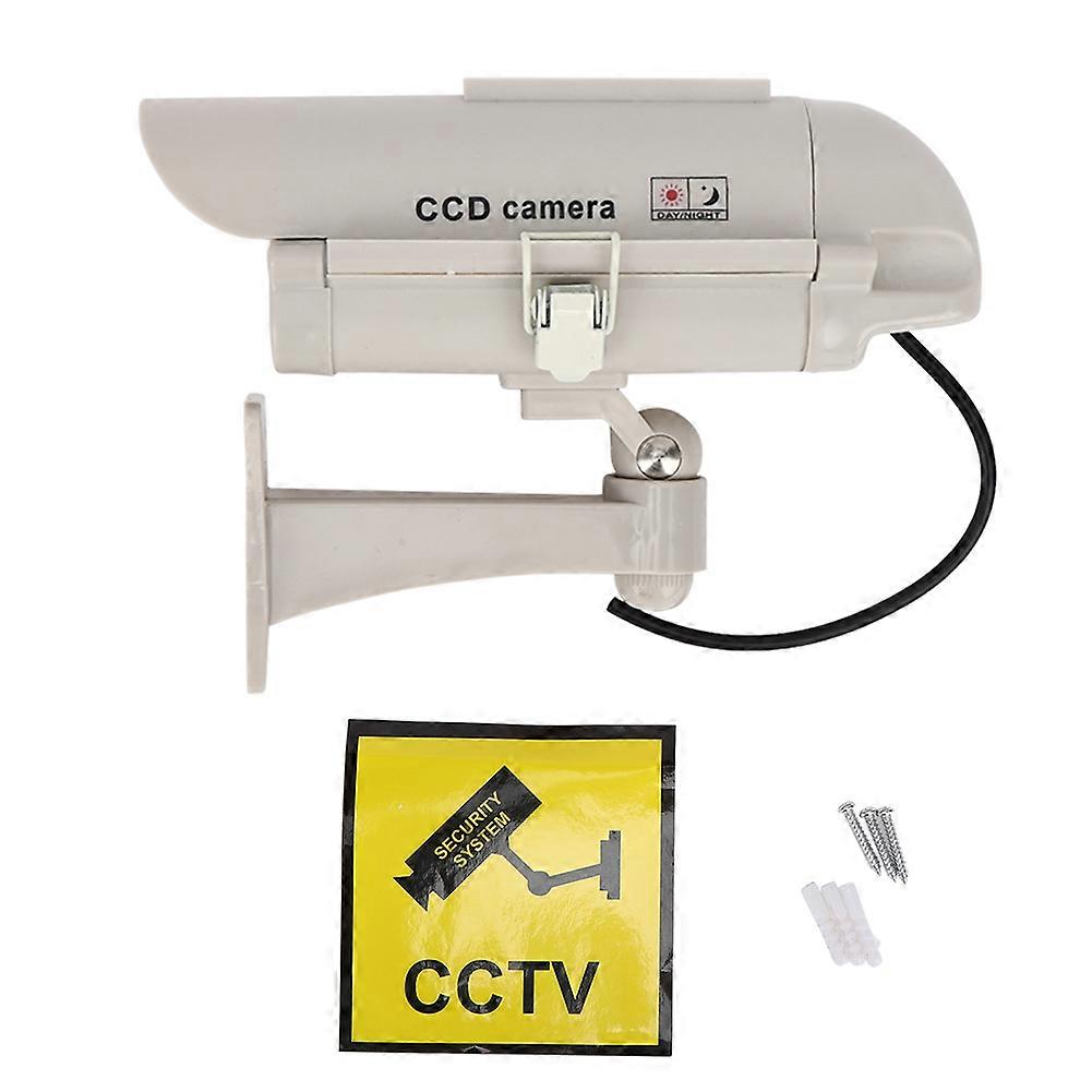 Simulated Monitor CCTV Dummy Camera Indoor Outdoor High Simulation Monitoring with Light