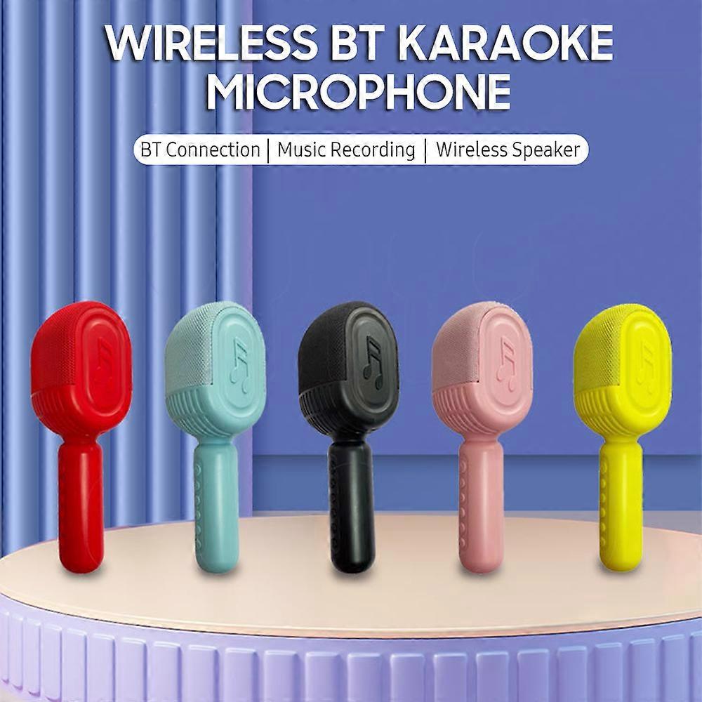 Wireless BT Karaoke Microphone 1800mAh Portable 3W Speaker
