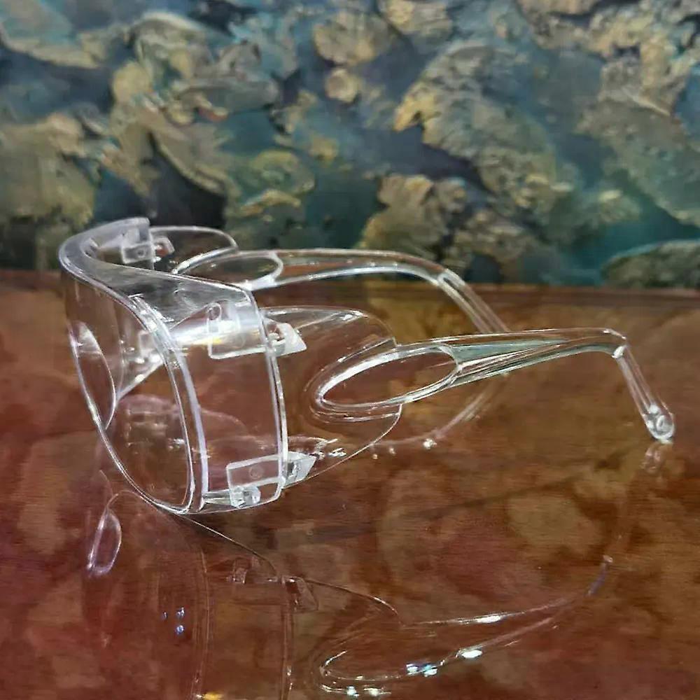 Riding goggles with wraparound lenses for maximum peripheral vision