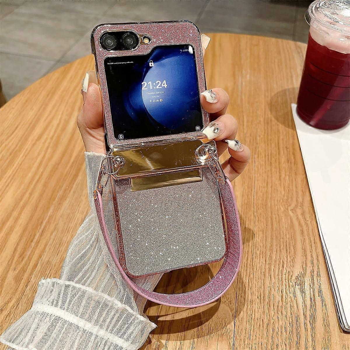 Cell Phone Case Wallet Protective Case Compatible with Samsung Galaxy Z Flip 6 Case