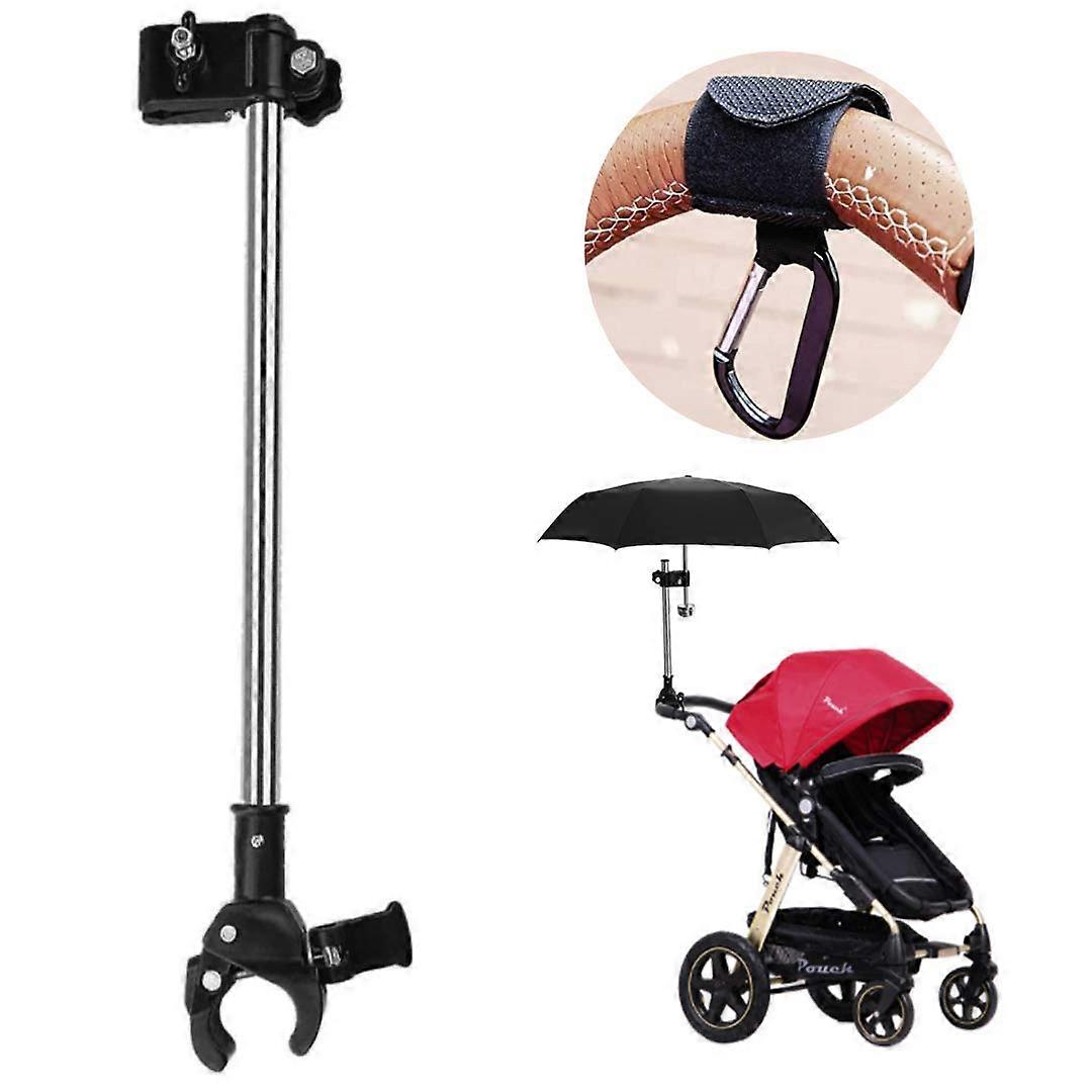 Umbrella Holder with Bonus Batak Hook for Car, Wheelchair, Stroller, and Bicycle - Durable and Versatile Design