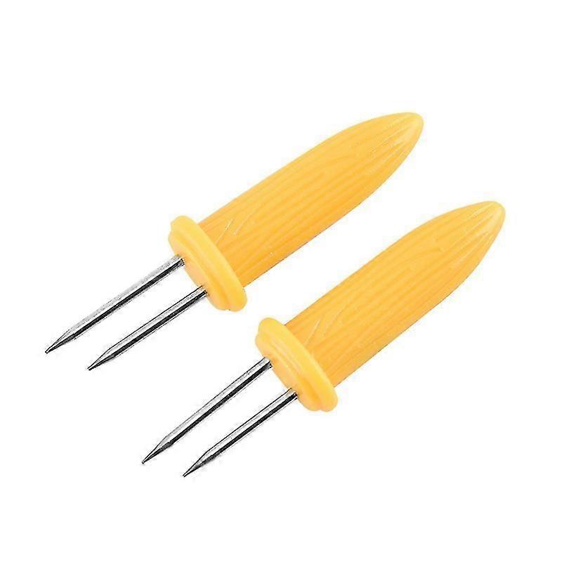 Stainless Steel Corn Needle Corn Insert Creative Fork Portable Barbecue Fork Kitchen Gadget(20pcs)