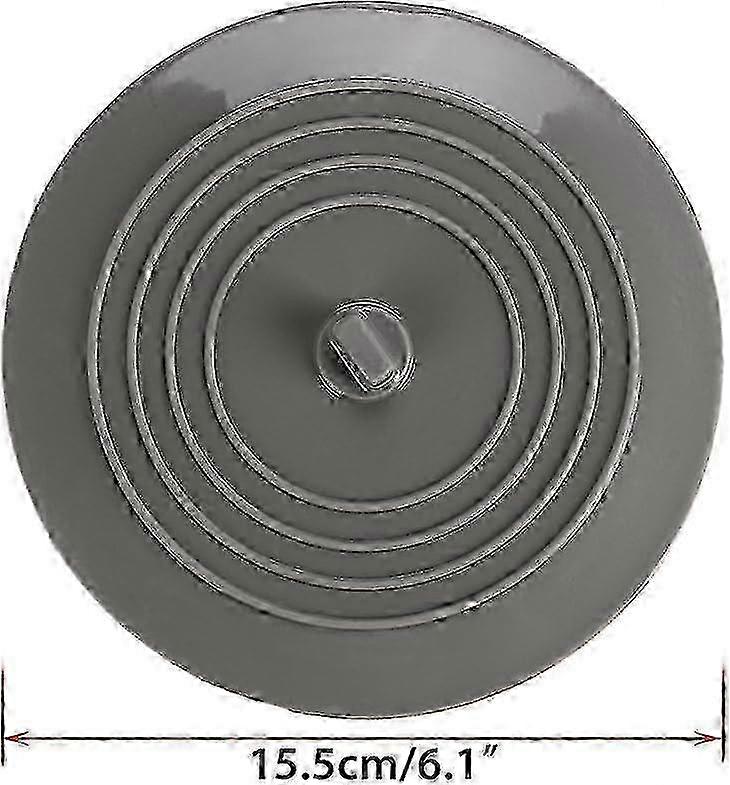 FFY Pack 6 Universal Silicone Rubber Drain Plug For Kitchen Sink Bathroom Sink