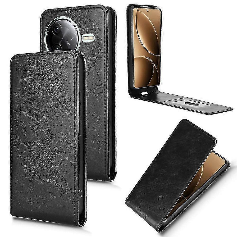 Vertical Flipover Magnetic Leather Smartphone Case