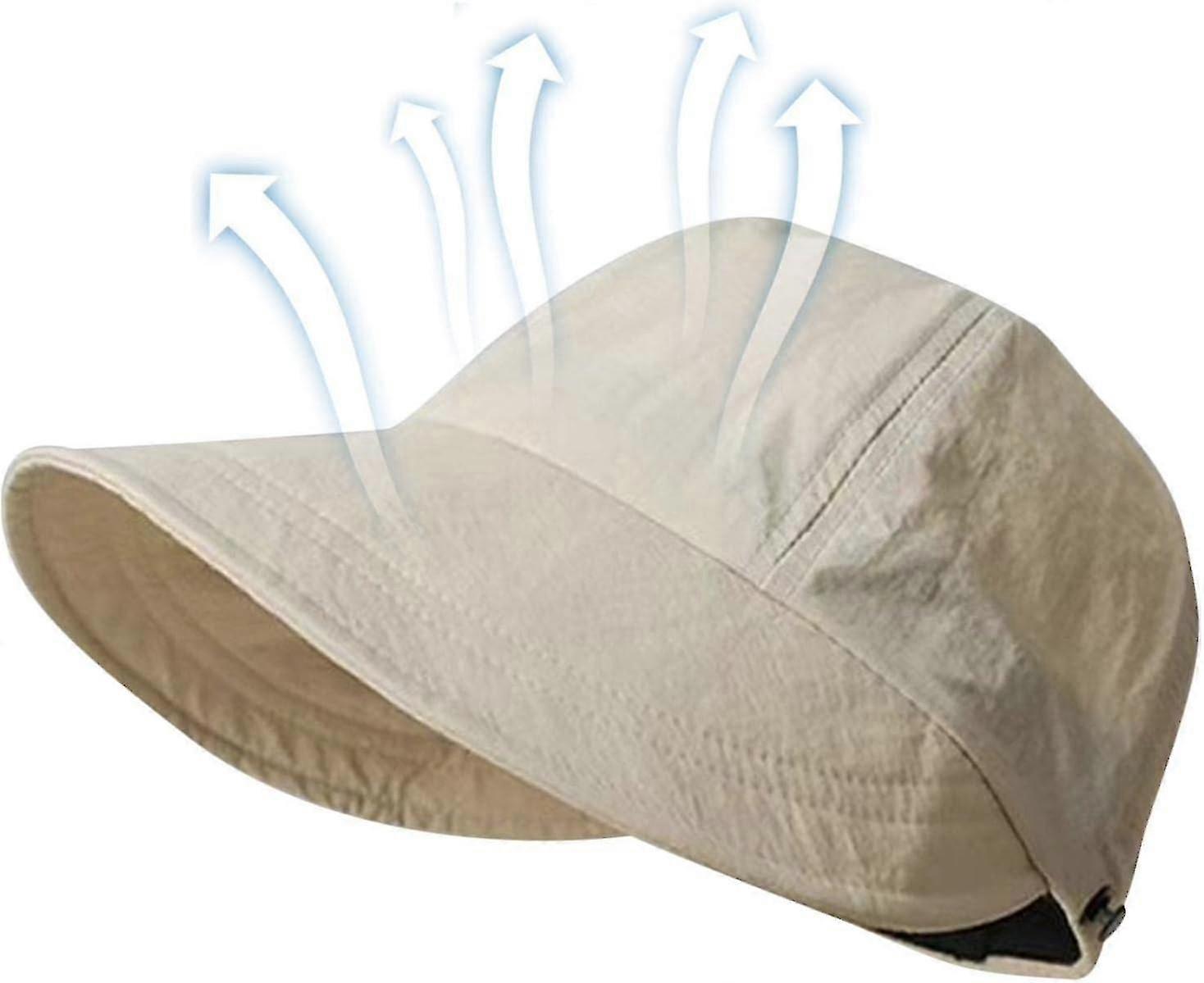 Womens Drawstring Hats | Adjustable Drawstring Women's Hats quick Dry Summer Hat Uv-proof Mountain C