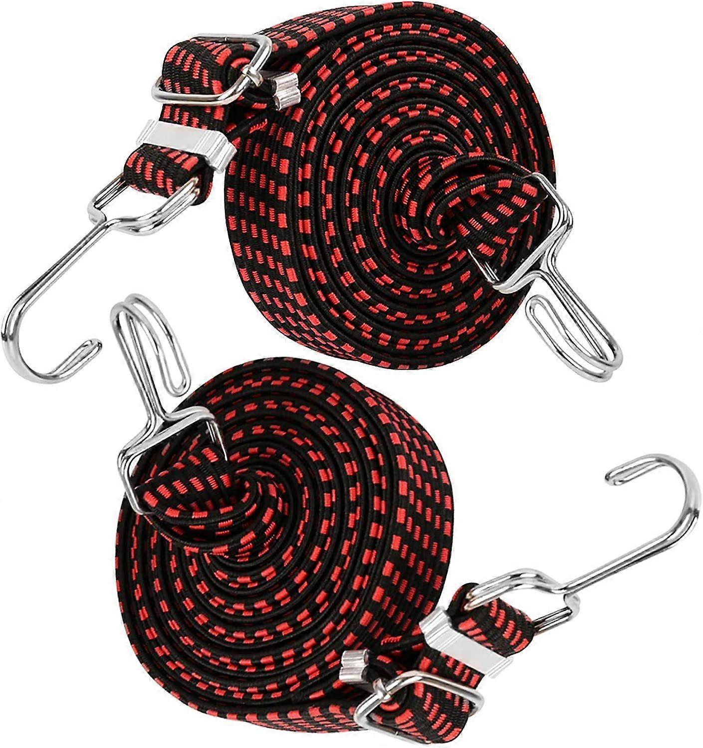 Elastische Spanngurte mit Doppelhaken - 1m Länge