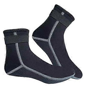 Neoprensocken, Schwimmsocken für Frauen Männer, rutschfeste Neoprenanzugsocken, 3mm Strand Neoprenanzugstiefel zum Tauchen Schnorcheln Segeln