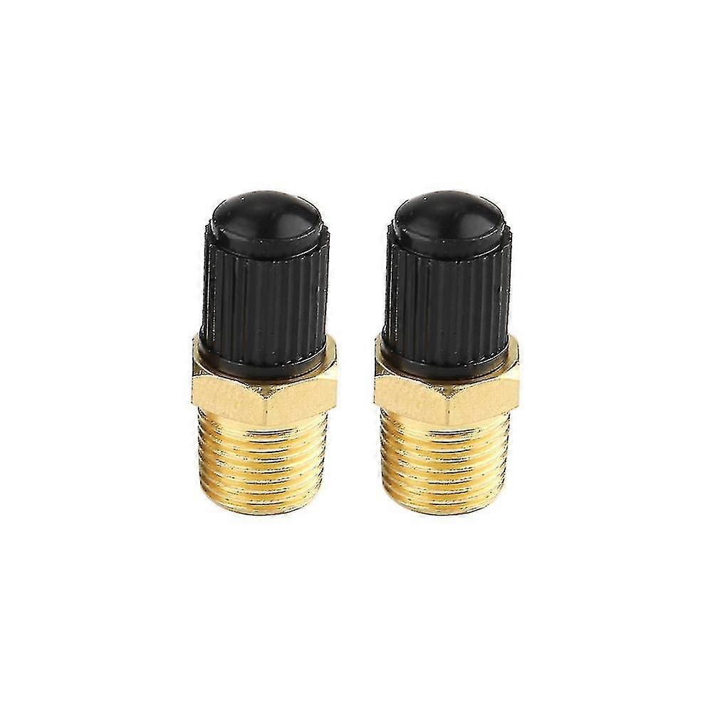 Fyllingsventil for messingluftkompressor - 2 stk 1/8 npt mpt
