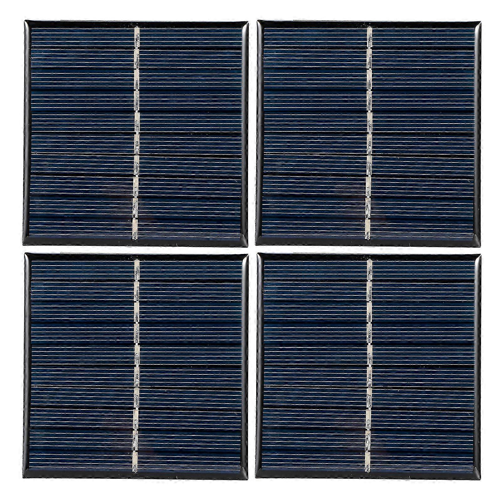 4Pcs Mini 0.8W 5V Solar Panel Module System for Home DIY Projects Toys Battery Charging
