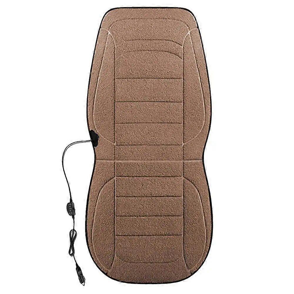 12V Winter Auto Universal Comfort Heated Seat Cover With Backrest Fast Heatin Heating Car Seat Cushion Warm Seat Protector Pad