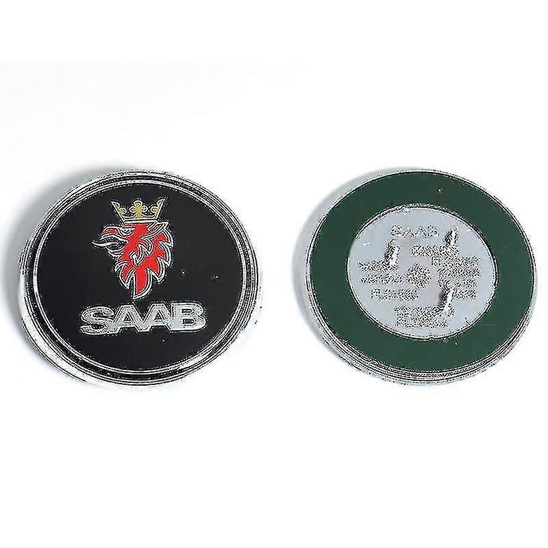68mm 2 3 καρφίτσες Saab αυτοκίνητο μπροστινό καπό καπό λογότυπο πίσω προφυλακτήρα πορτμπαγκάζ σήμα για Saab 9 3 9 5 9-3 9-5 Saab αυτοκόλλητο έμβλημα αξεσουάρ - XC