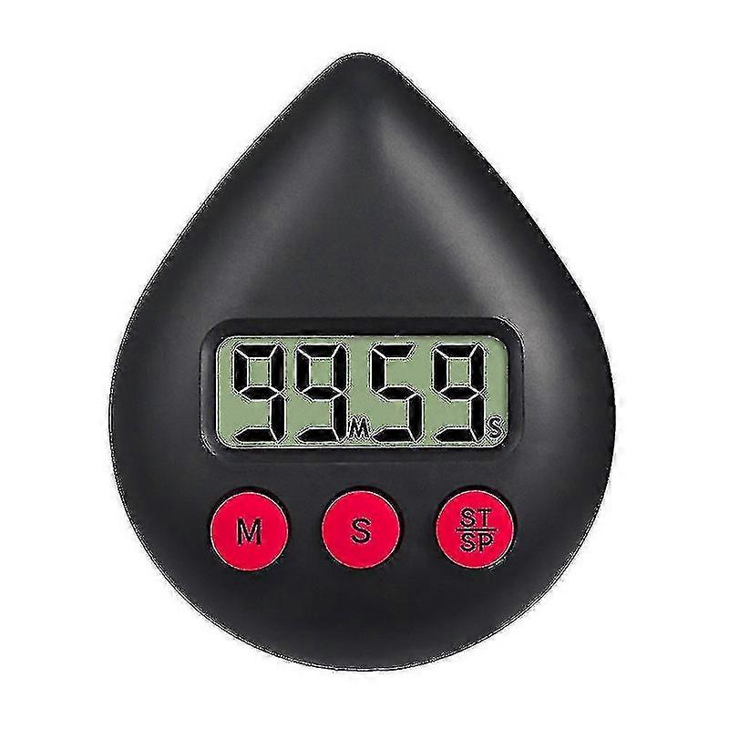 Dusch-Timer Energiesparer Wasserdichter digitaler Timer Fünf Farben / YY - Schwarz