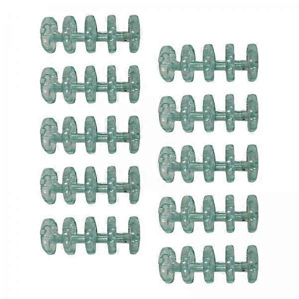 5x 10 stk 5 ringer løse bladbinderinger 5 hull løse ringer, avtagbar binding